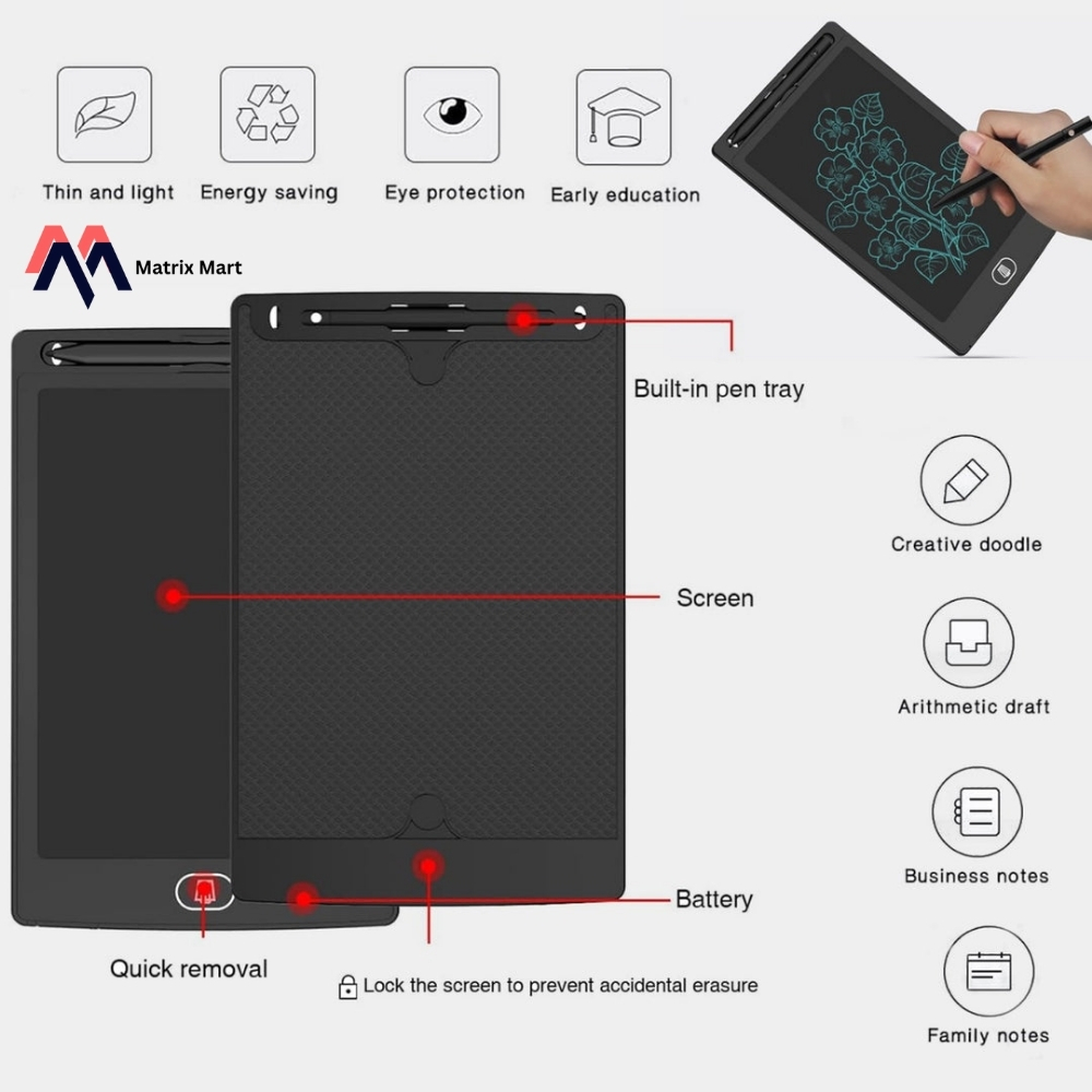 LCD Tablet Features Diagram